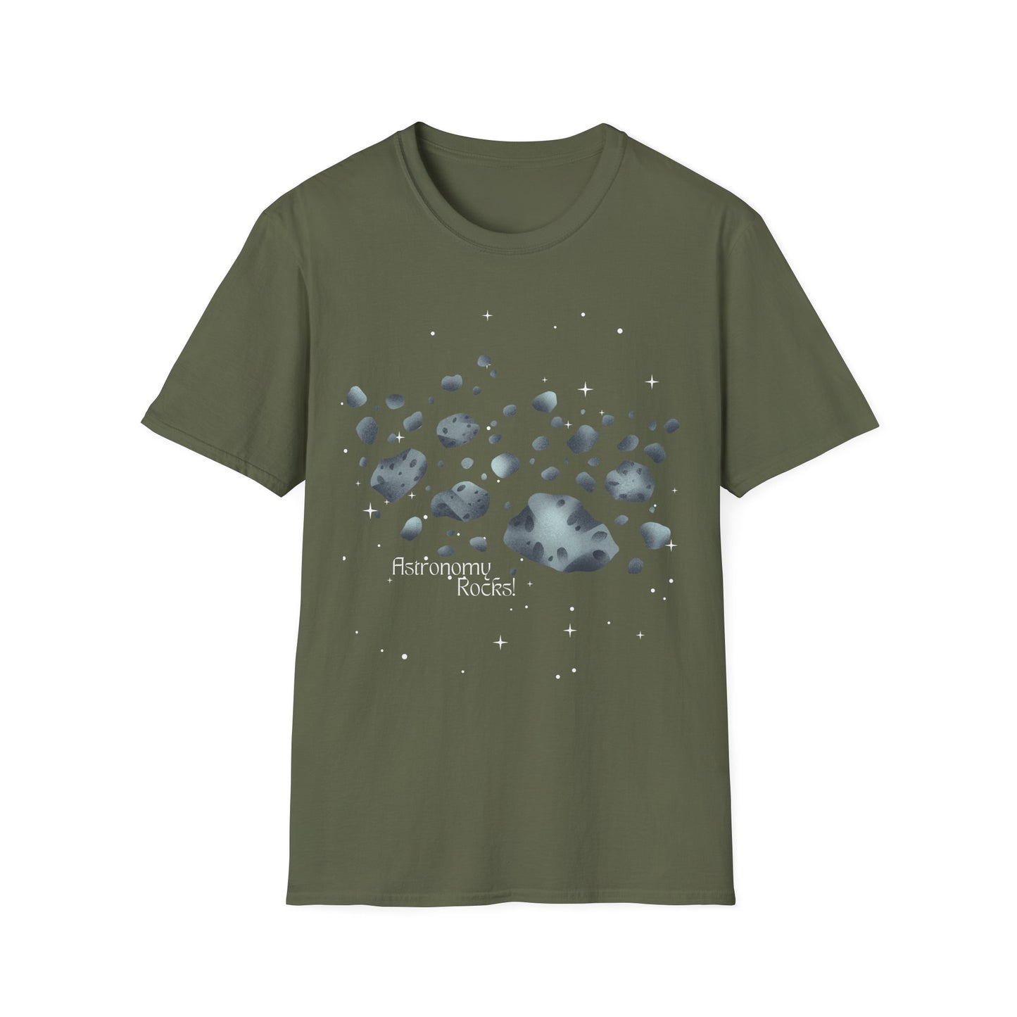 Astronomy Rocks T-Shirt with Asteroid Graphics