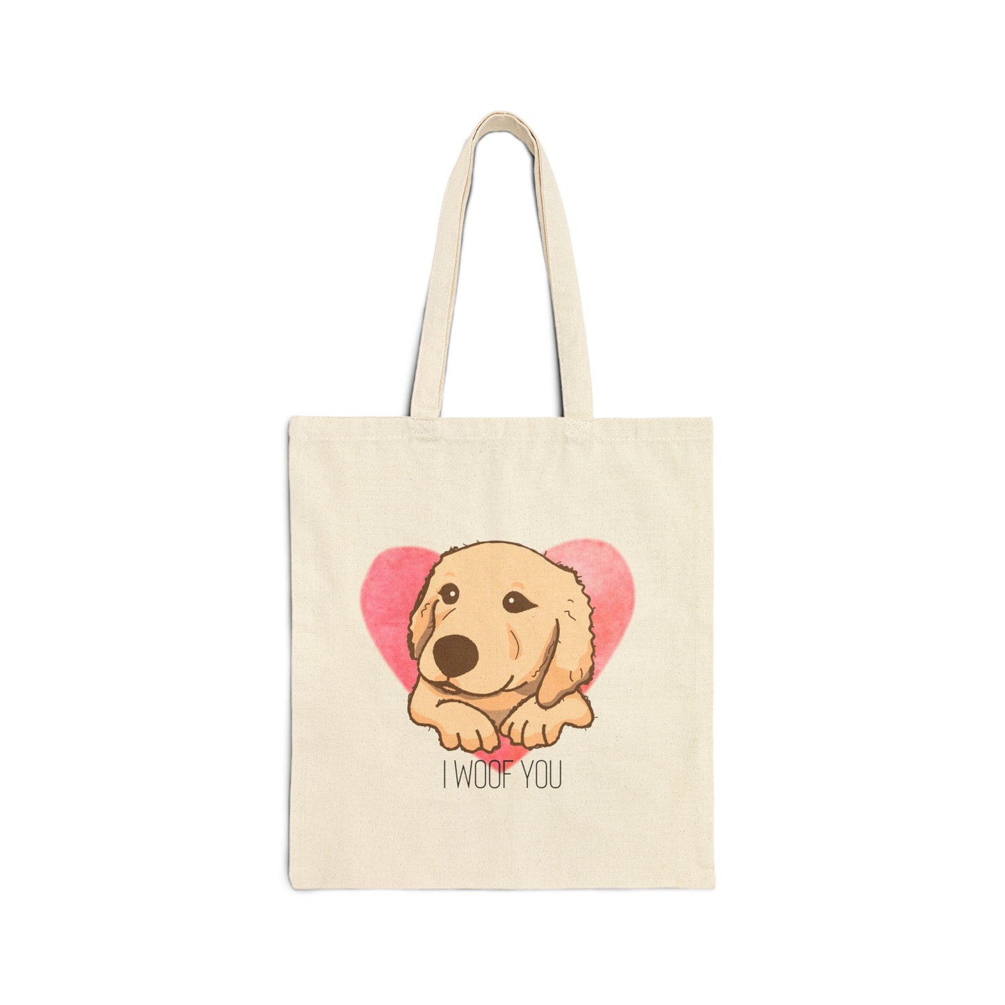 Dog Lover Tote Bag - "I Woof You"