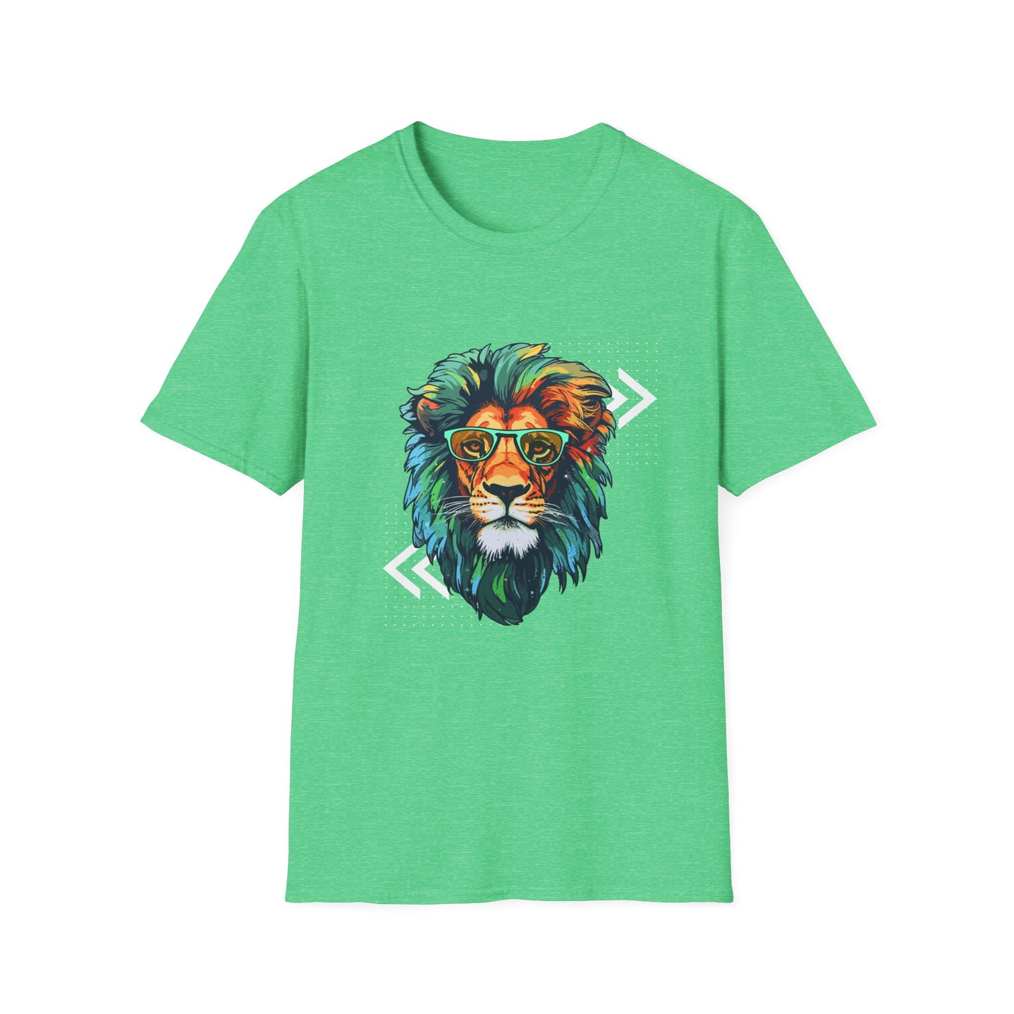 Graffiti-Style Lion with Glasses T-Shirt