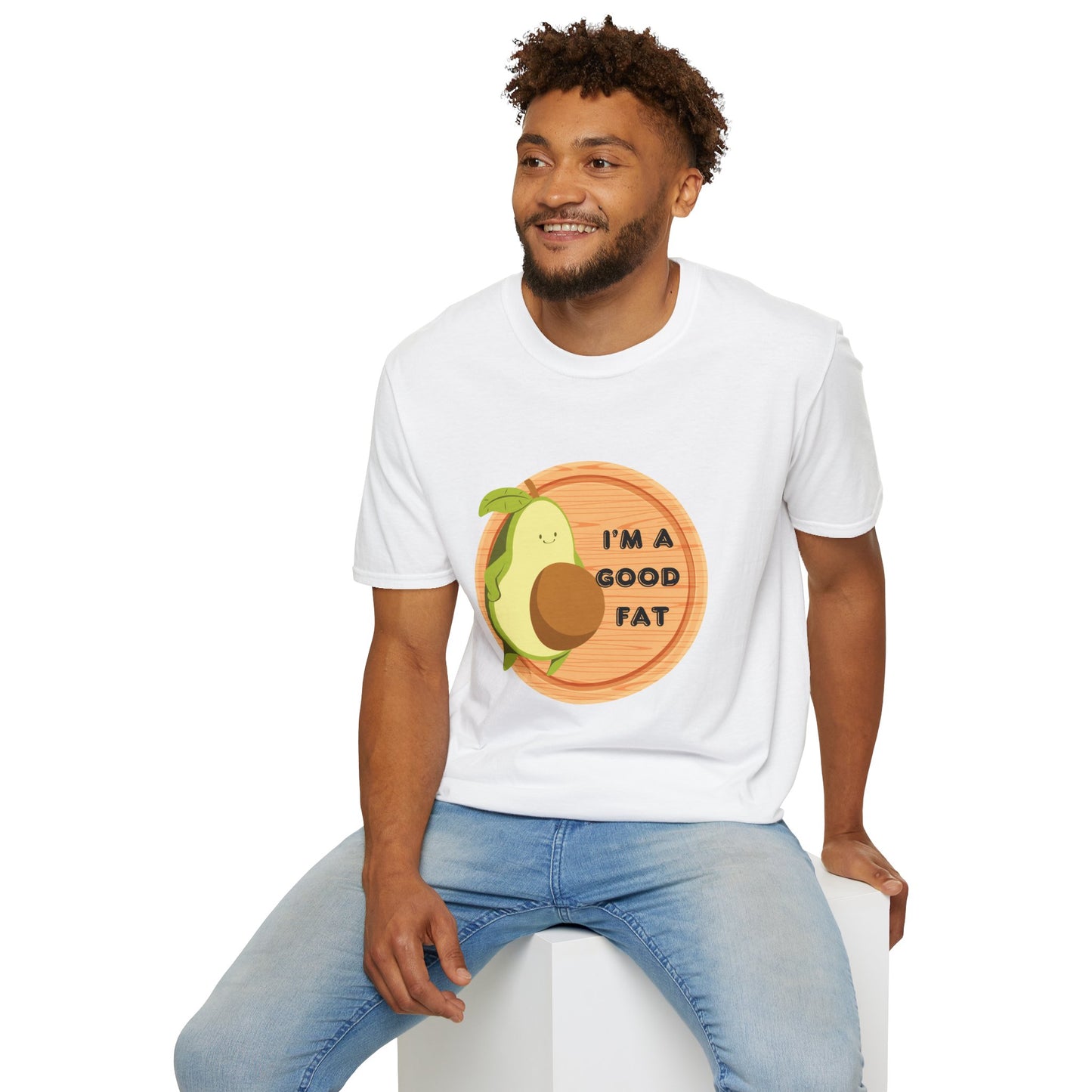 Avocado T-Shirt - "I'm a Good Fat"