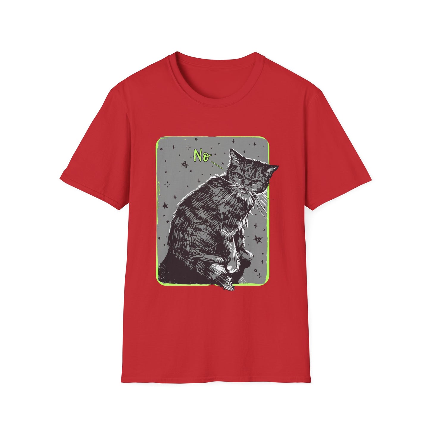 No - Sassy Cat T-Shirt