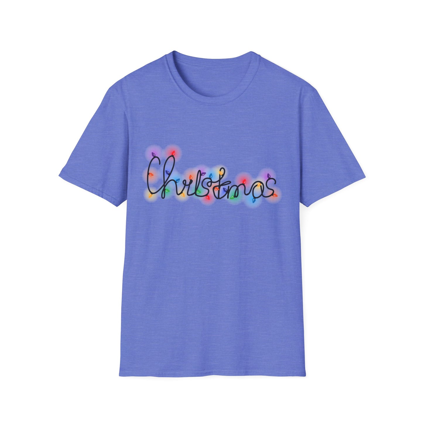 Christmas Lights T-Shirt – Festive Holiday Shirt with String Lights Design