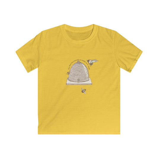 Kids T-Shirt - Beehive with Bee-lieve in Yourself Phrase