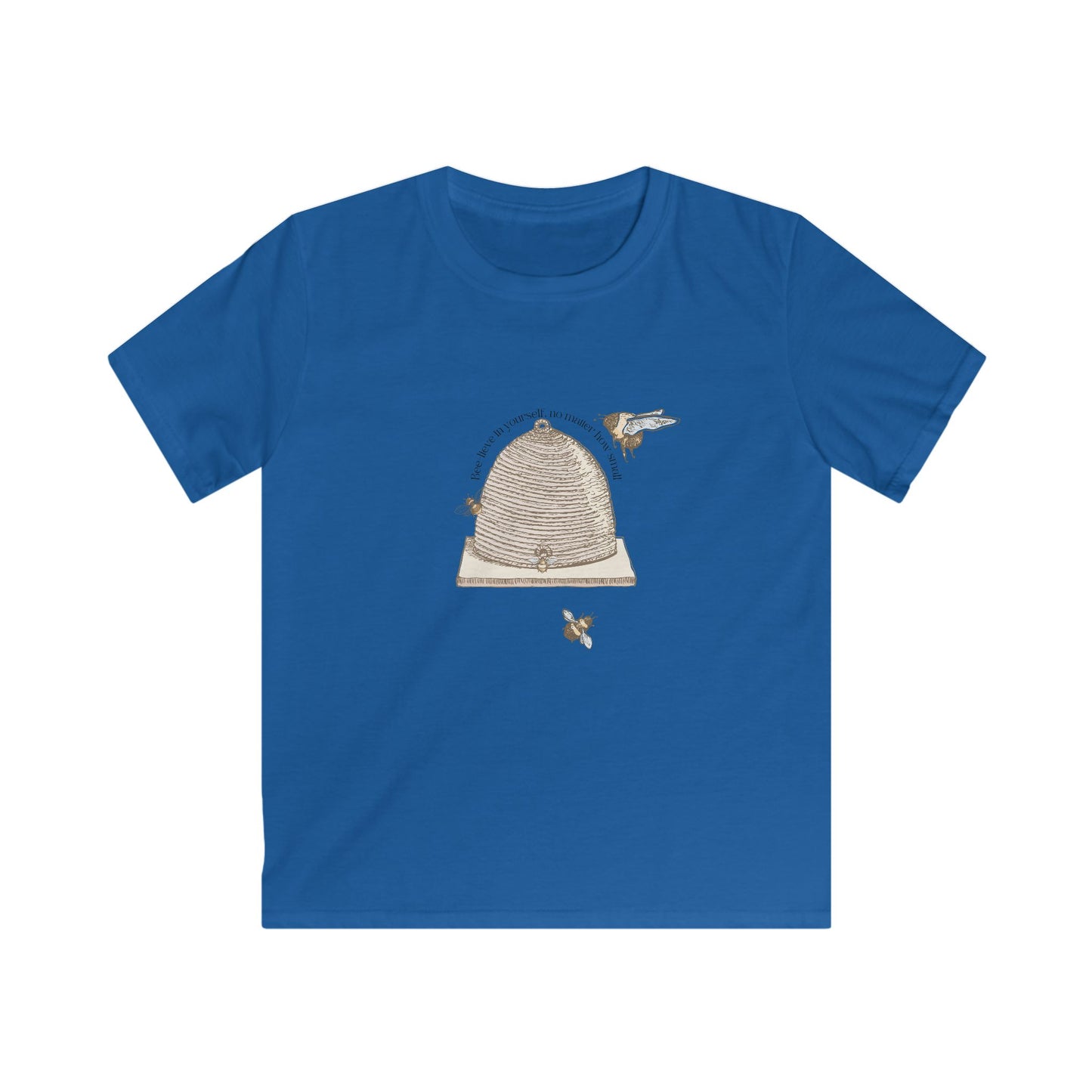 Kids T-Shirt - Beehive with Bee-lieve in Yourself Phrase