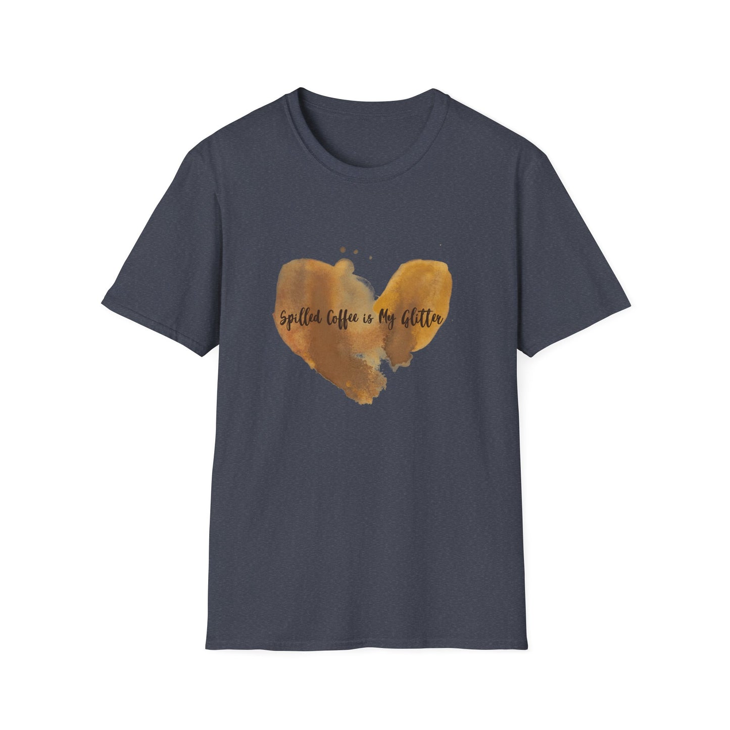 Coffee Lover Parent T-Shirt - Spilled Coffee is My Glitter