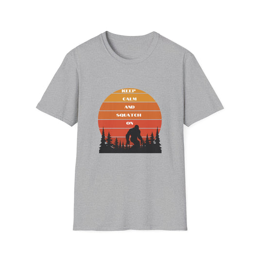 Sasquatch Sunset T-Shirt - "Keep Calm and Squatch On"