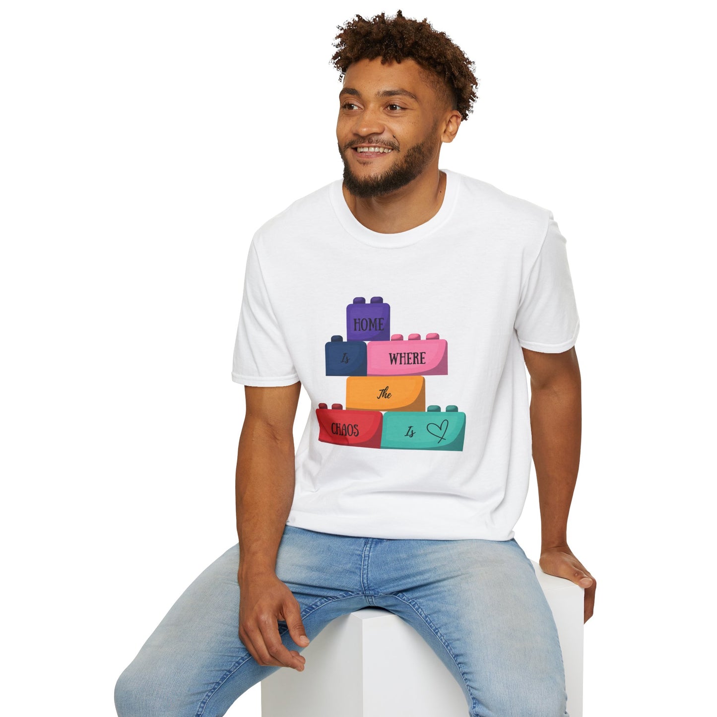 Building Blocks T-Shirt - 'Home Is Where The Chaos Is'