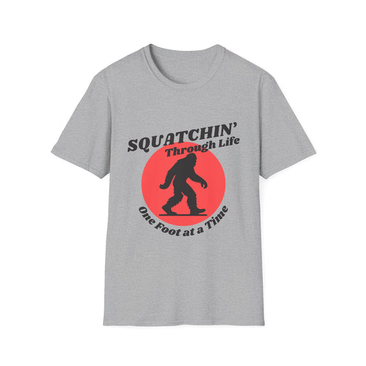 Sasquatch Softstyle T-Shirt: Squatchin' Through Life