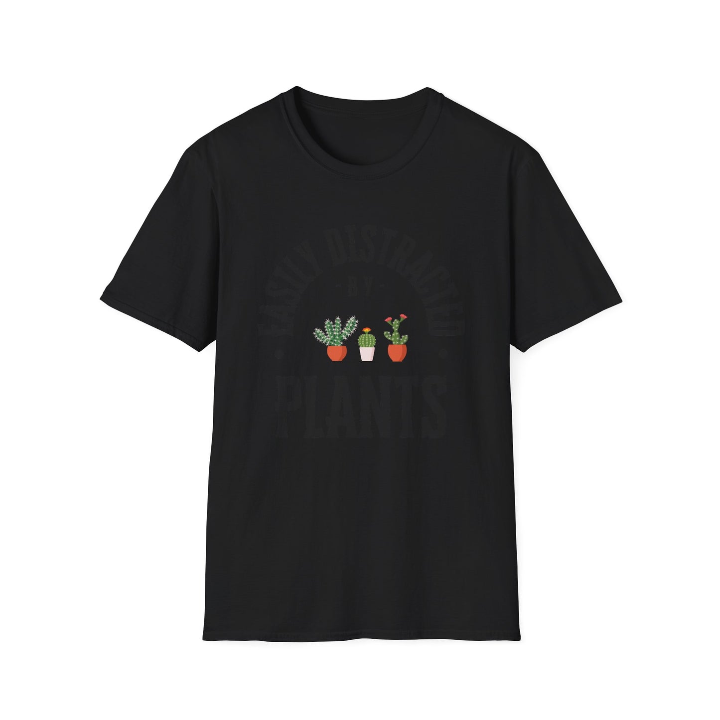 Plant Lover Softstyle T-Shirt - Easily Distracted By Plants