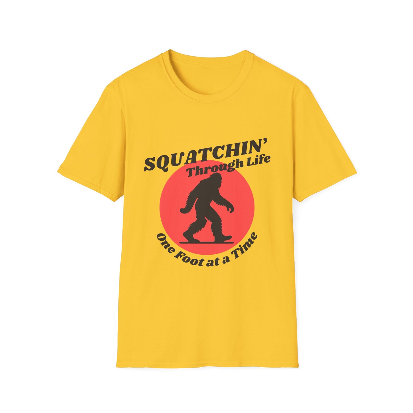 Sasquatch Softstyle T-Shirt: Squatchin' Through Life