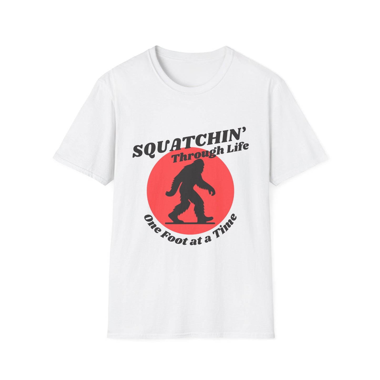 Sasquatch Softstyle T-Shirt: Squatchin' Through Life