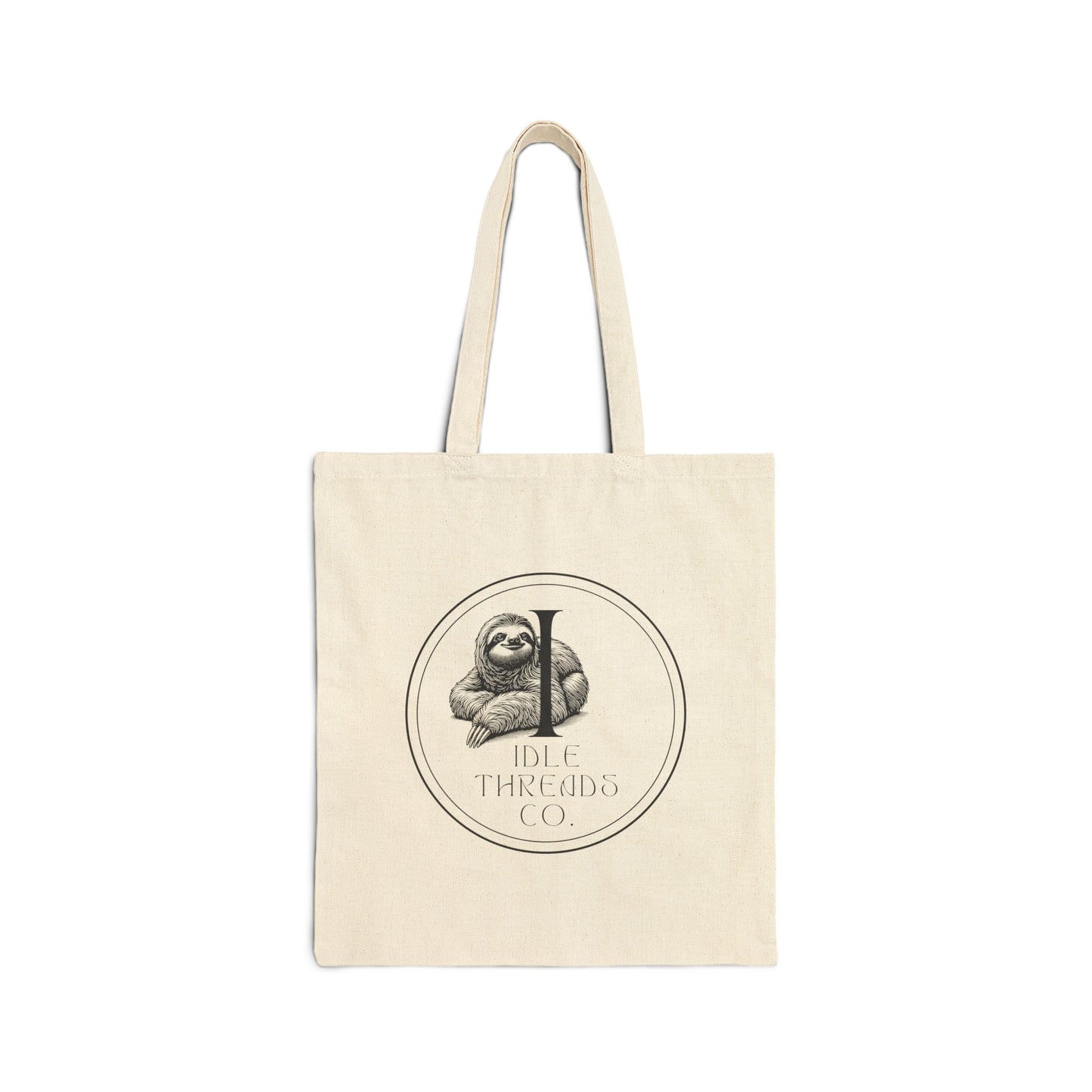 Idle Threads Co Logo Cotton Canvas Tote Bag