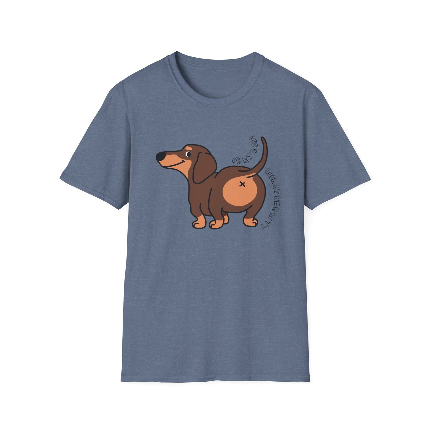 Funny Dog Lover T-Shirt - Oh My Dog, Look At Her Butt