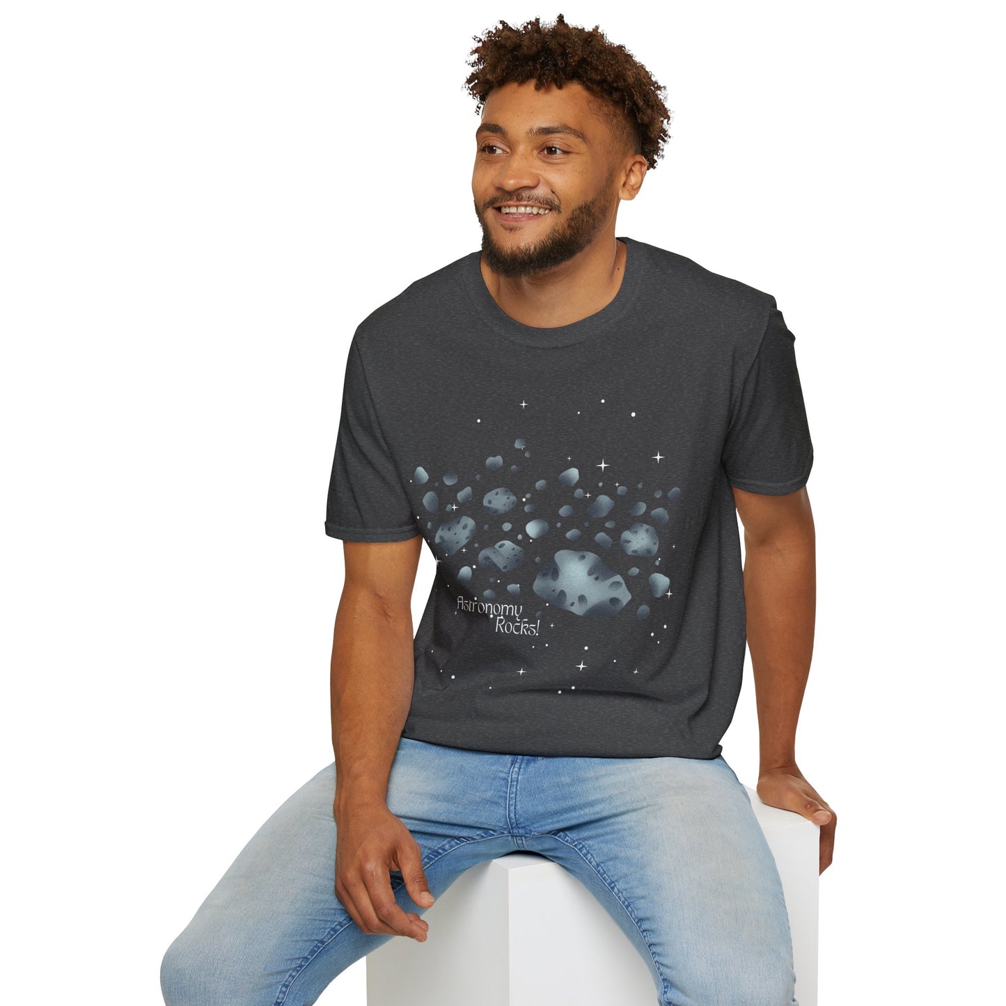 Astronomy Rocks T-Shirt with Asteroid Graphics