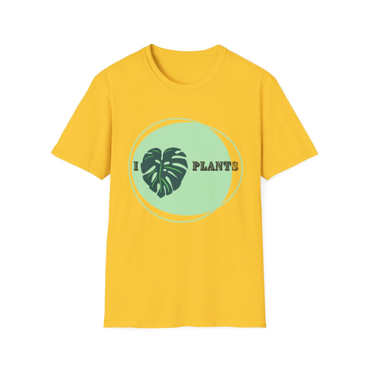 Plant Lover T-Shirt - I Heart Plants Design