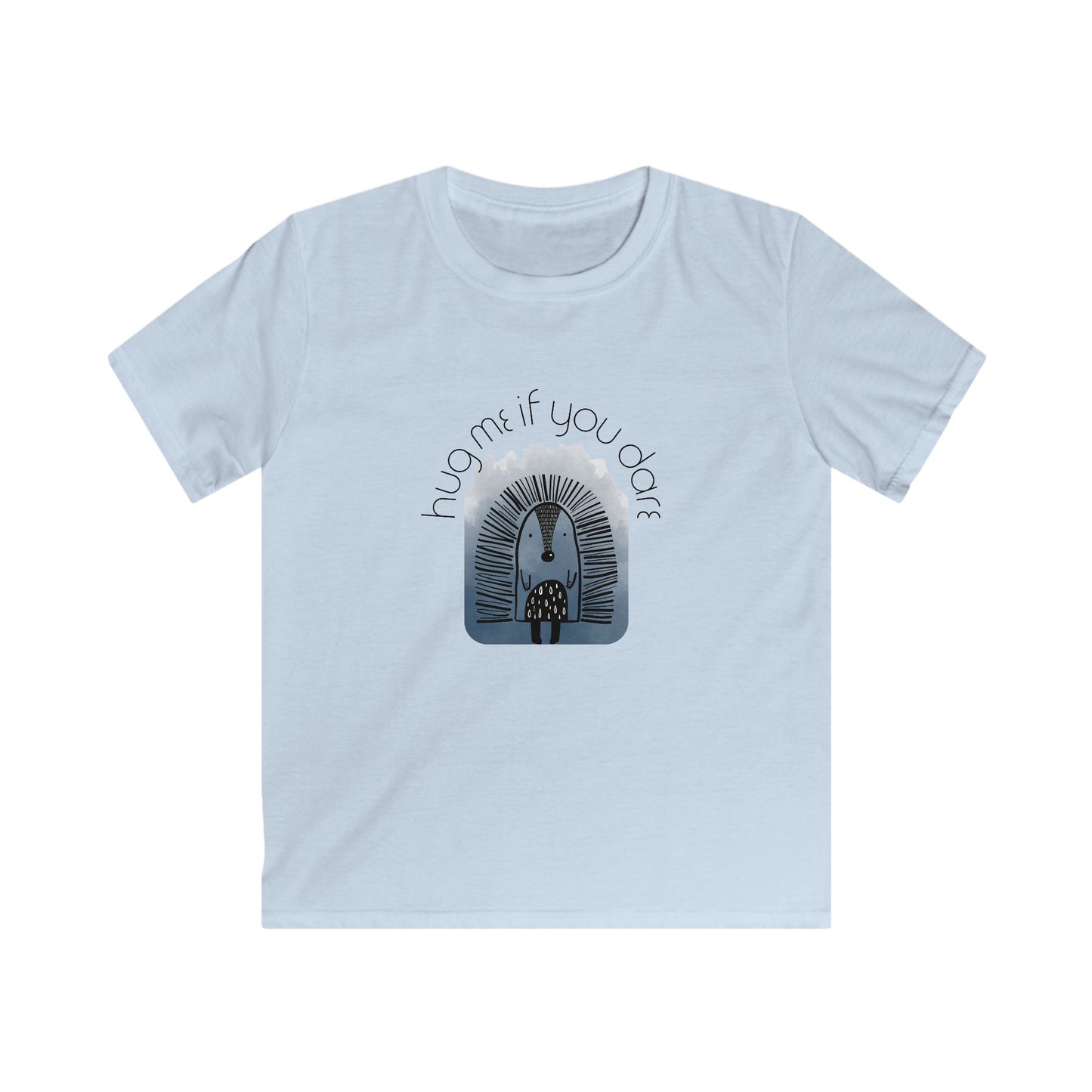 Hug Me If You Dare Kids T-Shirt – Adorable Porcupine Design