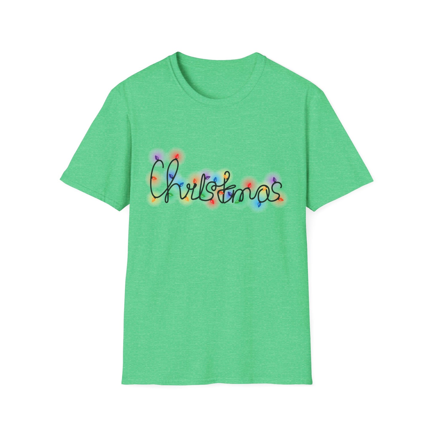 Christmas Lights T-Shirt – Festive Holiday Shirt with String Lights Design