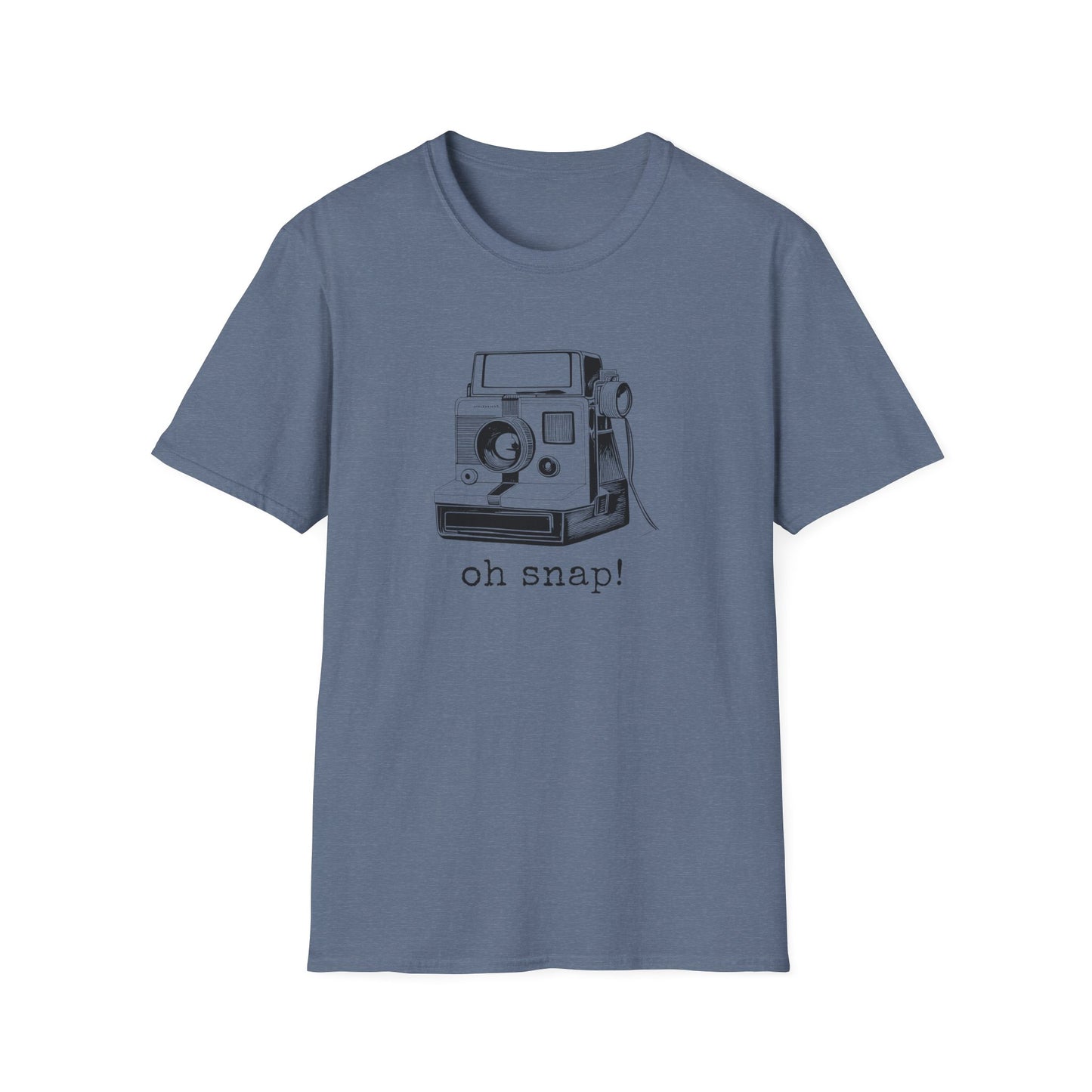 Vintage Camera Softstyle T-Shirt - Oh Snap Design