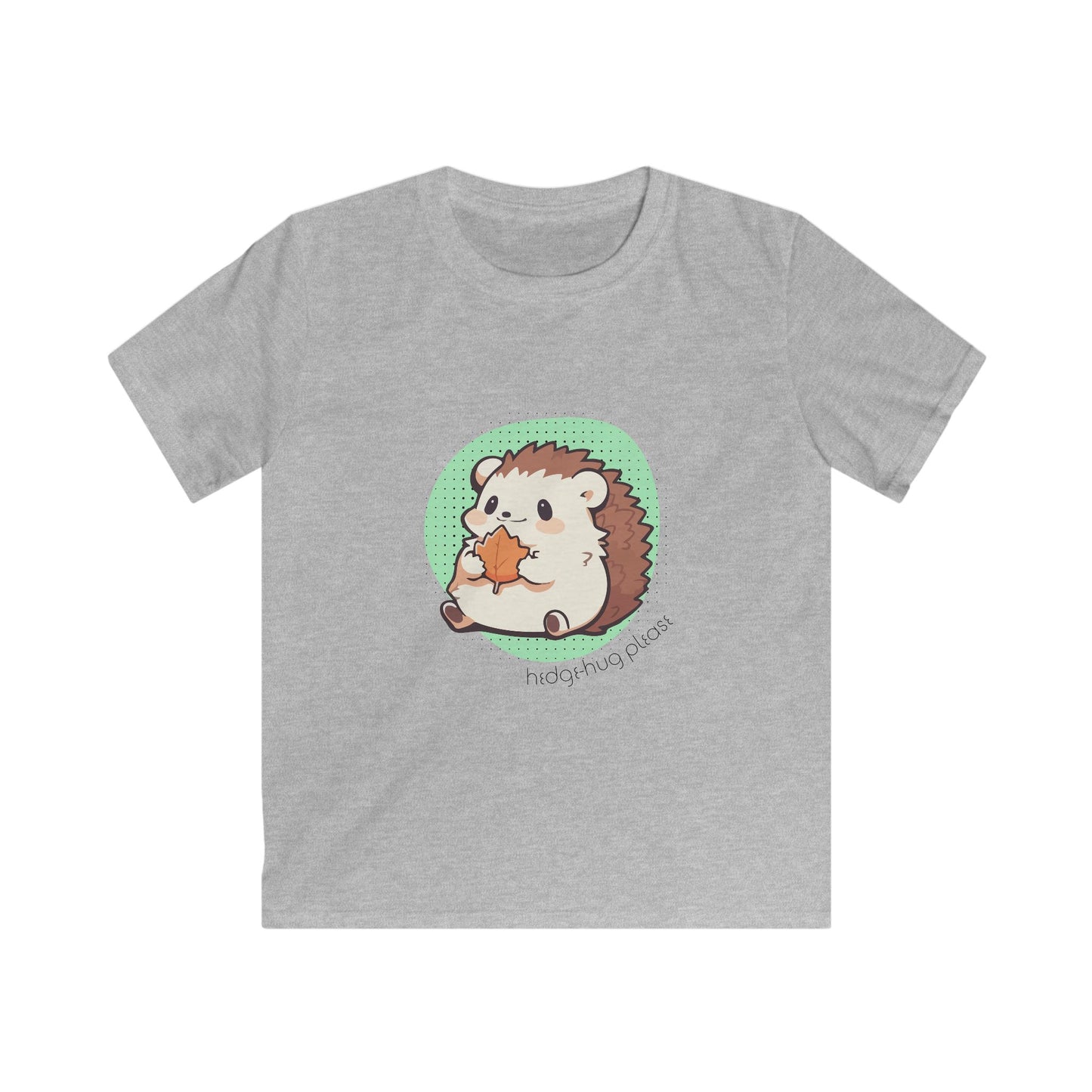 Hedge-hug, Please Kids T-Shirt – Cute Hedgehog Design