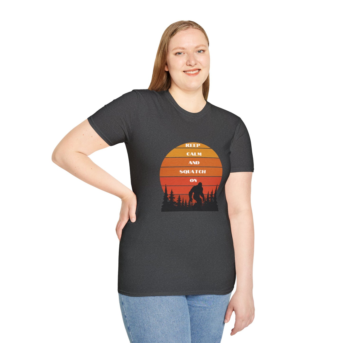 Sasquatch Sunset T-Shirt - "Keep Calm and Squatch On"