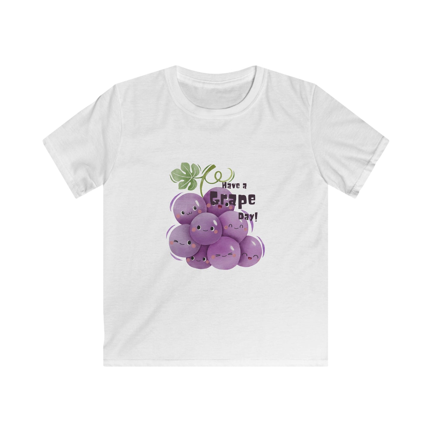 Have a Grape Day Kids T-Shirt – Cute Grapes Design