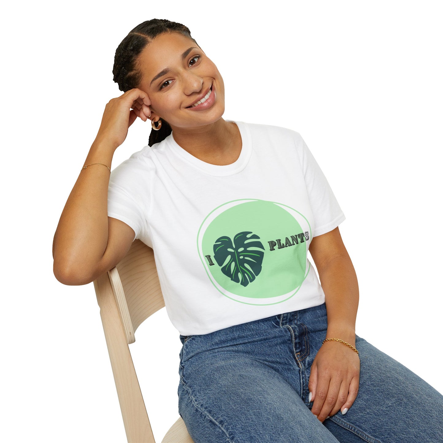 Plant Lover T-Shirt - I Heart Plants Design