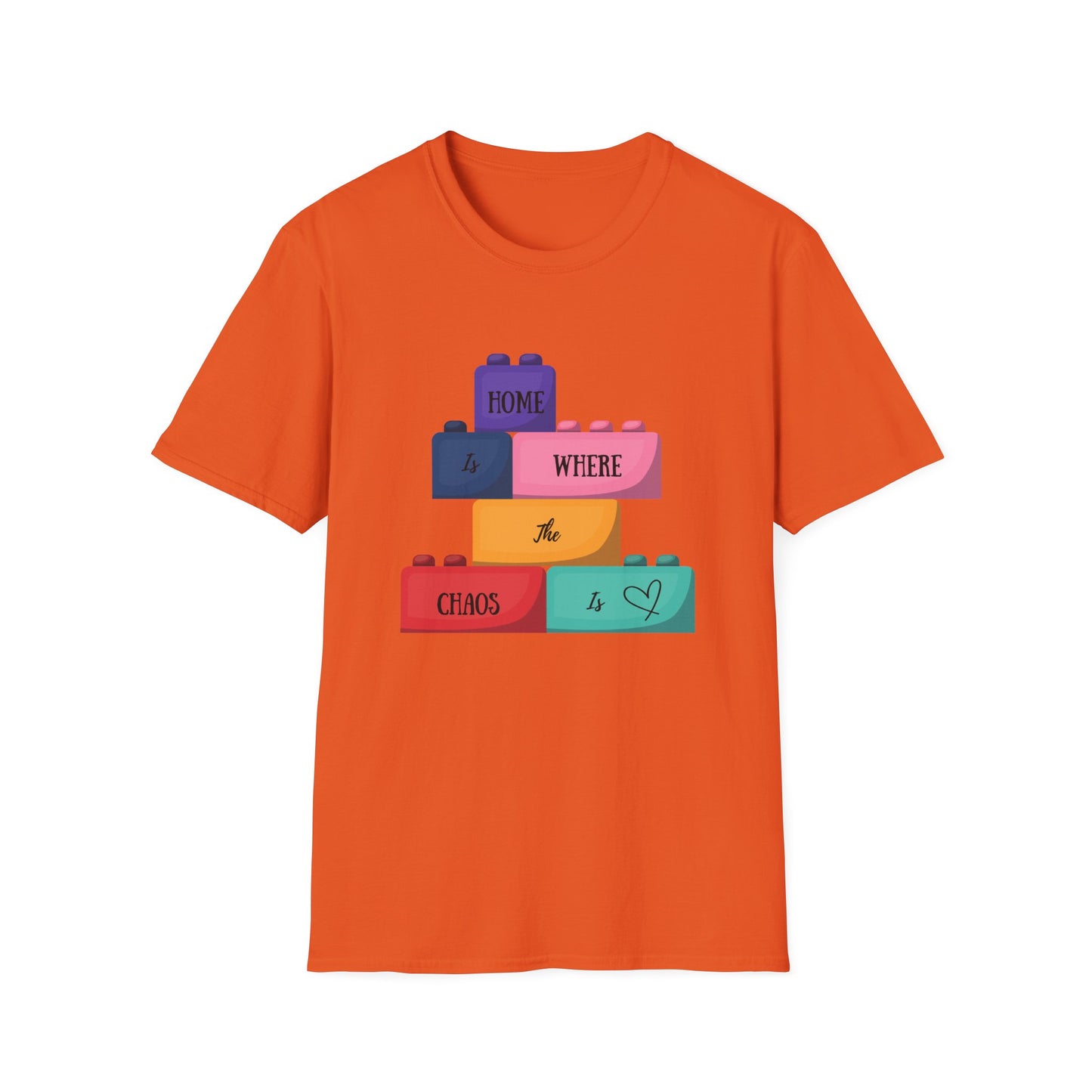 Building Blocks T-Shirt - 'Home Is Where The Chaos Is'