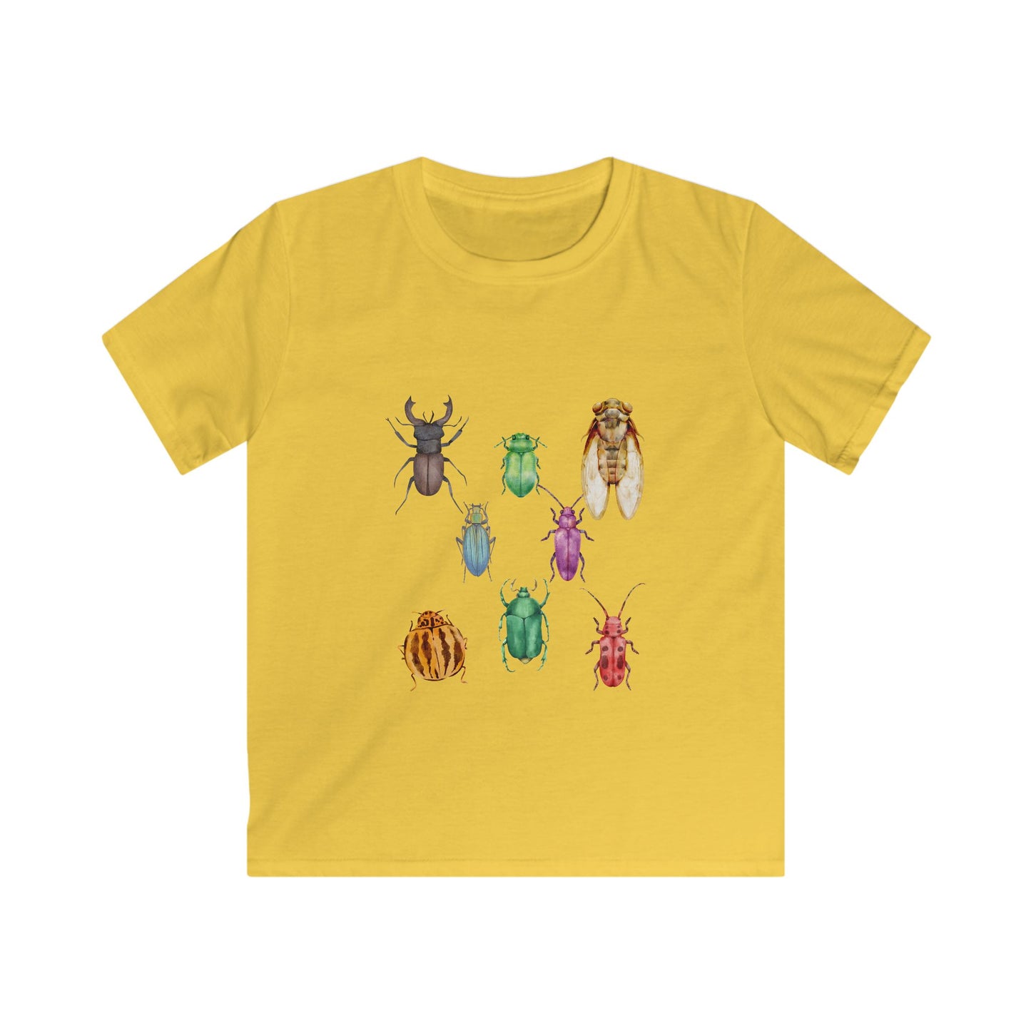 Kids T-Shirt Bugs Design Softstyle Tee