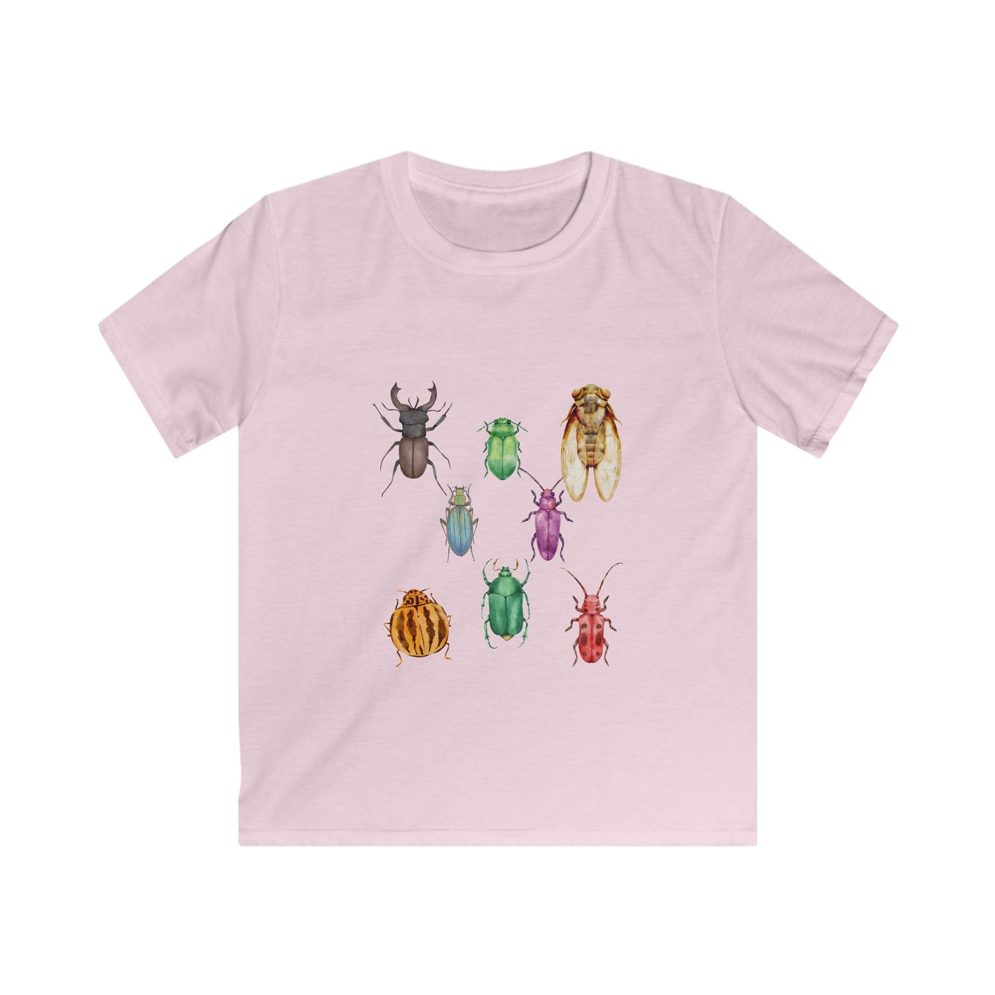 Kids T-Shirt Bugs Design Softstyle Tee