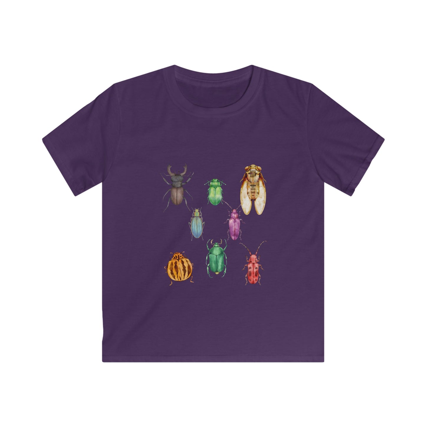 Kids T-Shirt Bugs Design Softstyle Tee