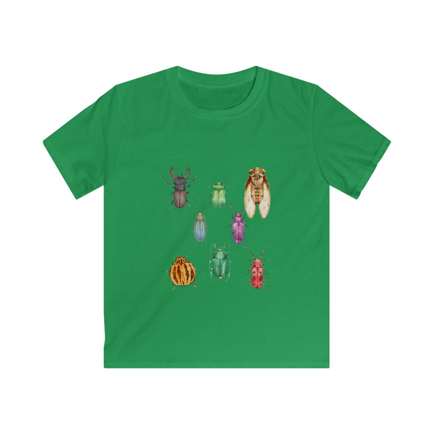 Kids T-Shirt Bugs Design Softstyle Tee