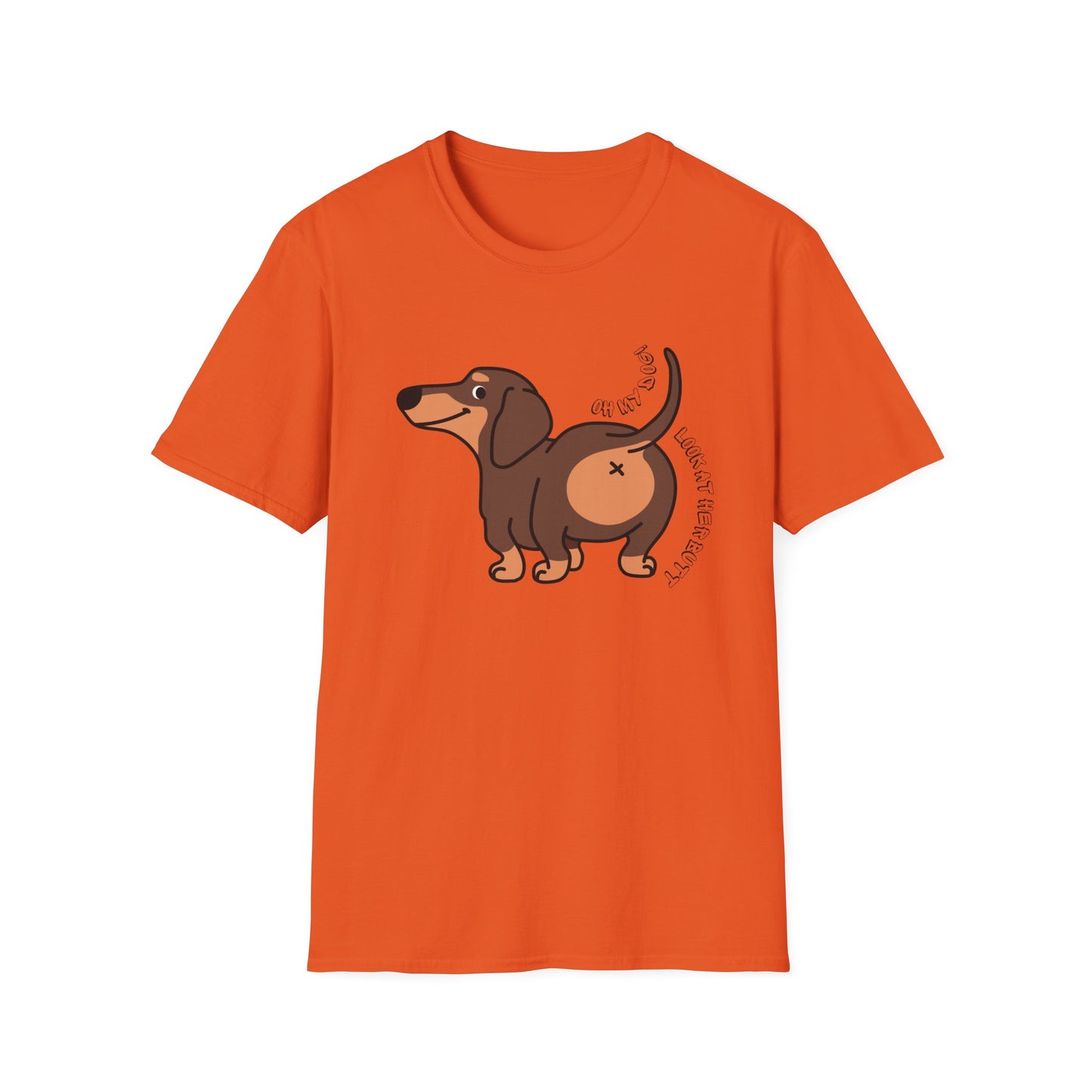 Funny Dog Lover T-Shirt - Oh My Dog, Look At Her Butt