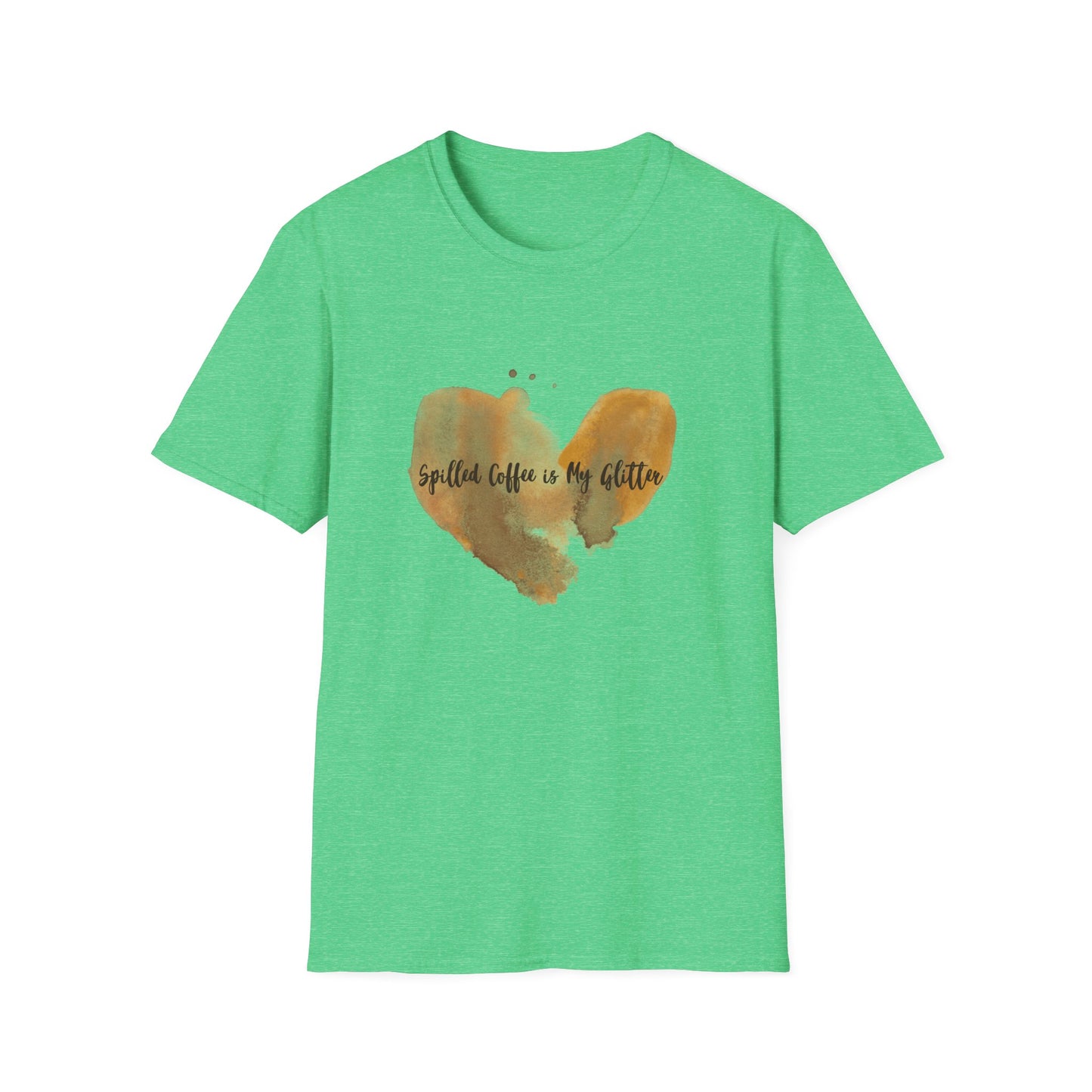 Coffee Lover Parent T-Shirt - Spilled Coffee is My Glitter